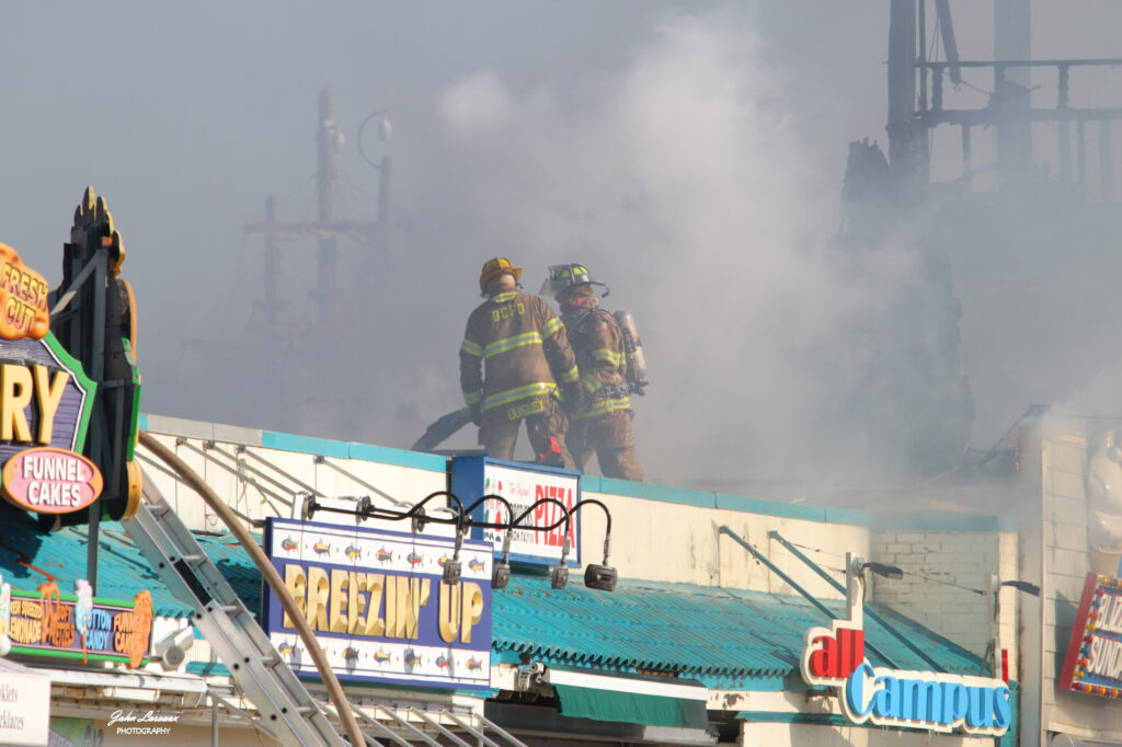 Fire Strikes Playland's Castaway Cove on Ocean City